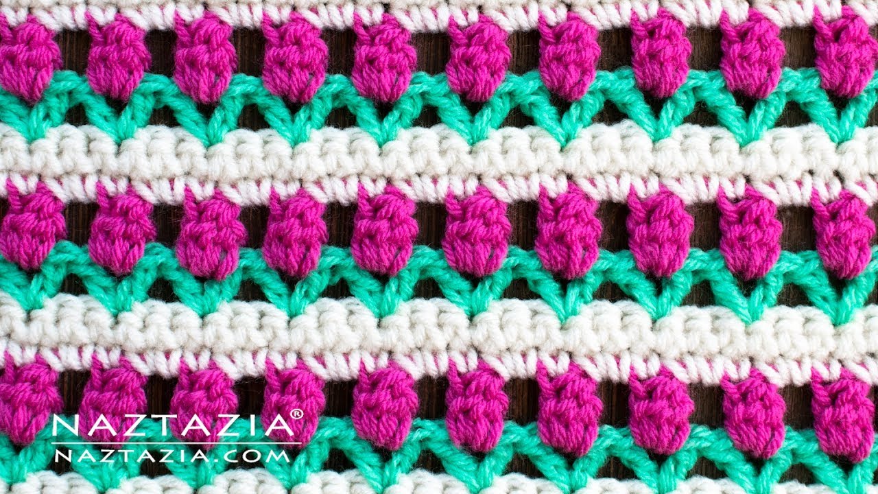 How to Crochet the Tulip Flower Stitch