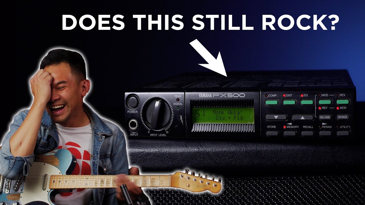 I Play A Legendary 1980s Multi-Effects Processor.. Does It Still Rock?  || Yamaha FX500