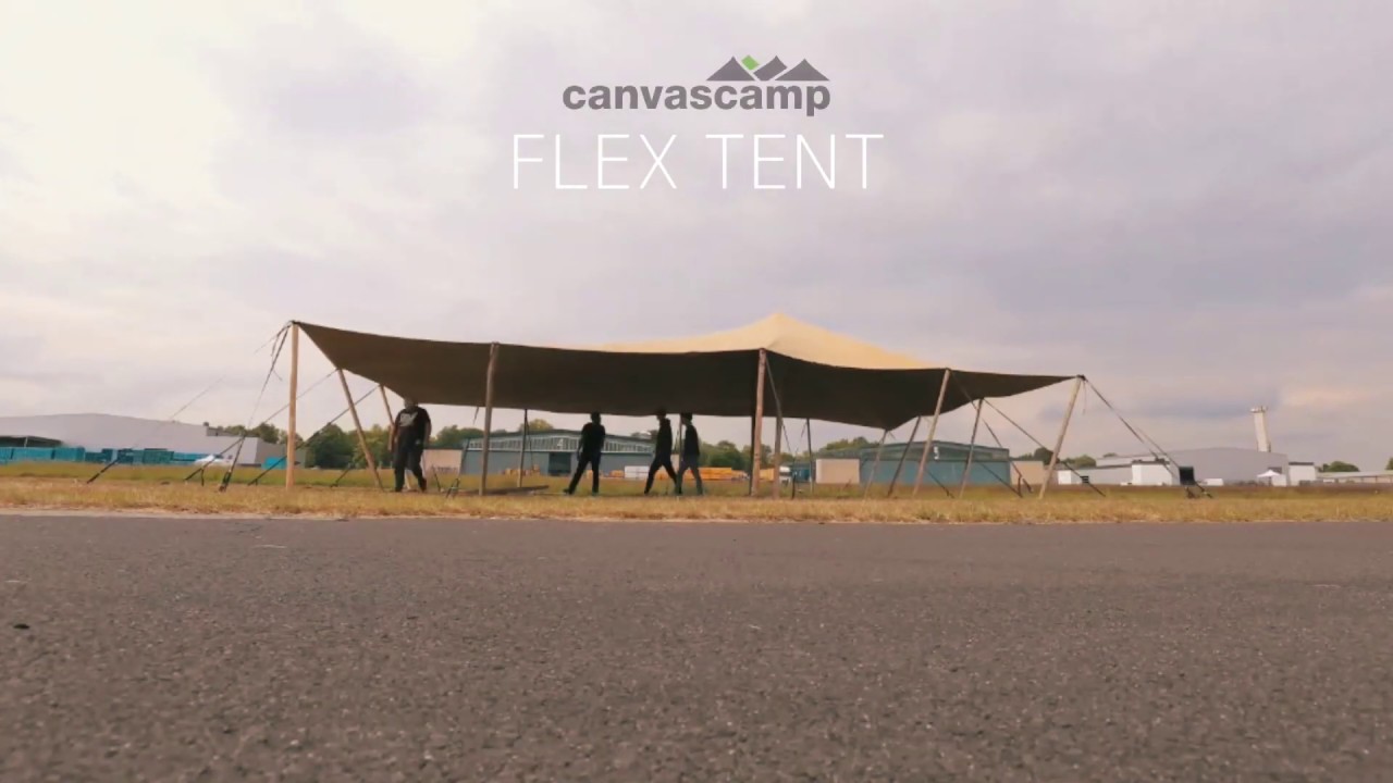 Flex Tent Set Up Time Laps | Event Tents | CanvasCamp