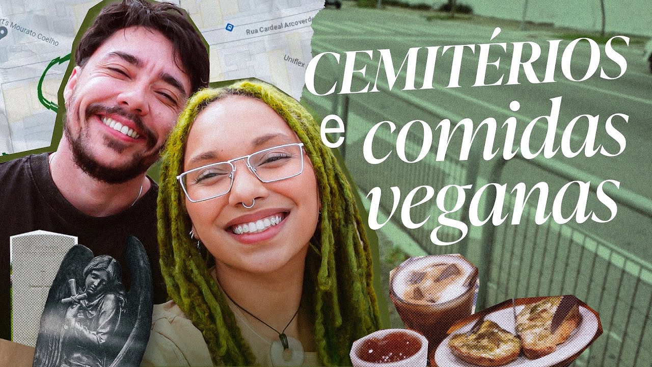 LANCHONETES VEGANAS e CEMITÉRIOS em São Paulo - Vlog com @JonasMaria