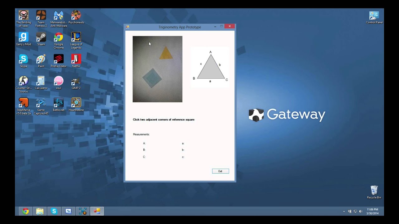 House App Challenge Trigonometry App - Jack Hanson