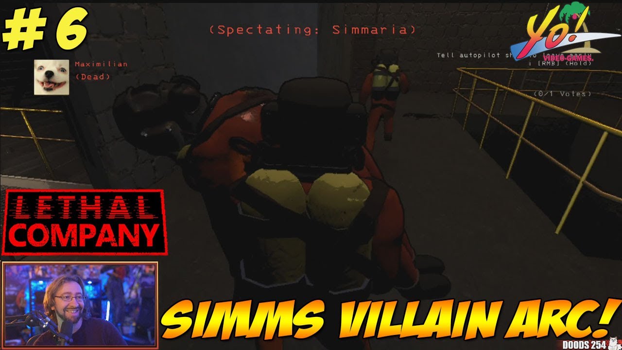 Lethal Company! DAY THREE! Simms Villain Arc! Part 6 - YoVideogames