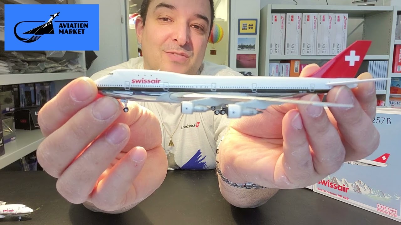 Die Swissair Boeing 747-200 von Phoenix im Massstab 1:400