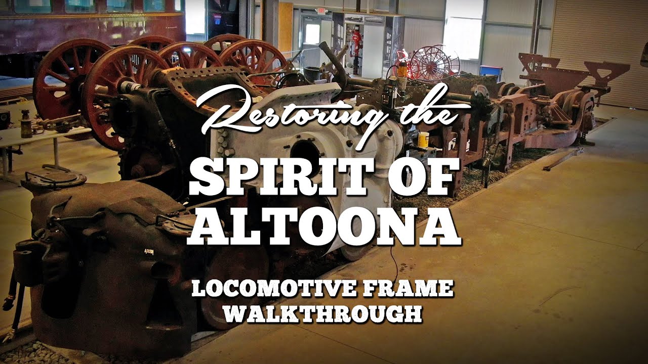 Steam Locomotive Frame Inspection | Pennsylvania Railroad K4 No. 1361