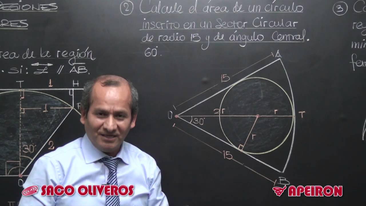 Video Clases: Geometría - Área de Regiones Circulares