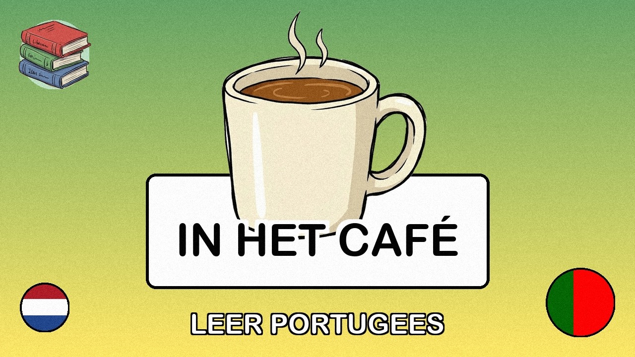 🇳🇱→🇧🇷 Leer Portugees - Bestellen in een Café