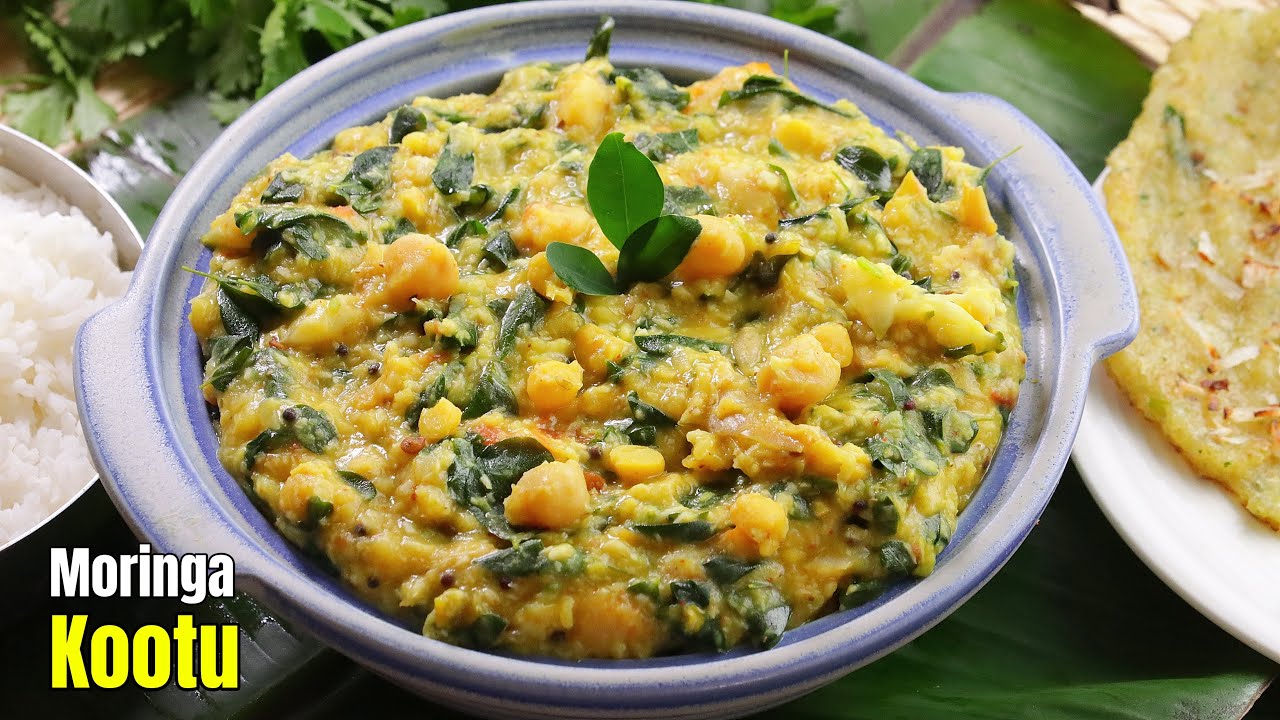 రోగనిరోదక శక్తినిచ్చే మునగాకు పప్పు | Protein-rich Moringa Kootu| Drumstick leaves Dal  @Vismai Food