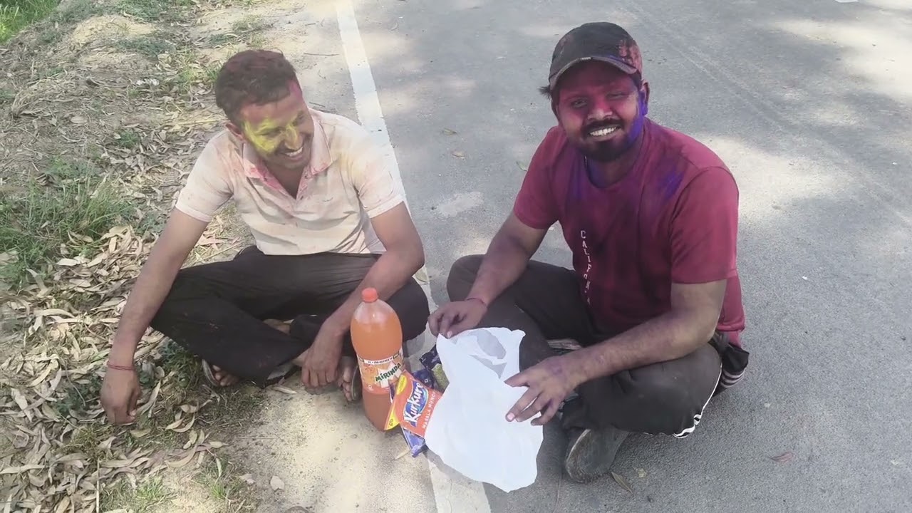 Holi par masti and party 🎉