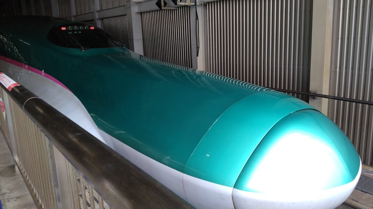 JR東日本　東北新幹線　回送列車　仙台駅入線シーン