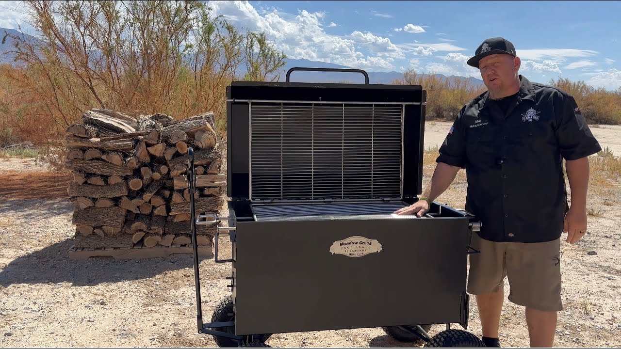 Checkout The Versatility Of The Meadow Creek COMBI42 Smoker Grill Chicken Cooker