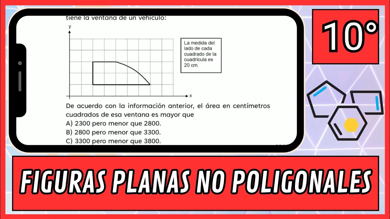 [804] #PNE Figuras Planas no Poligonales en contexto | Área y Perímetro #décimo