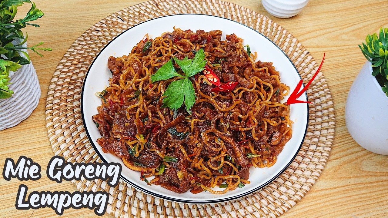 Mie Goreng Kering Opak Lempeng Santan: Sensasi Kenyal, Gurih, & Nagih!