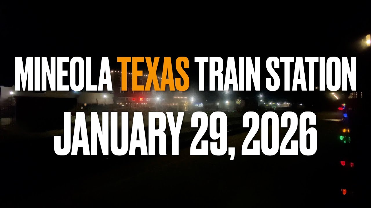 Mineola Texas Train Station Camera4 January 29, 2026 4K 30fps