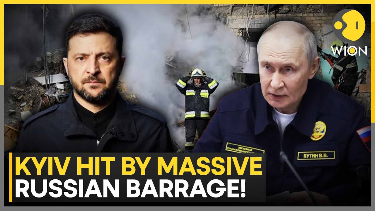 Russia-Ukraine War Escalates | Deadly Strikes Kill 16 | Kyiv Hit By Massive Barrage