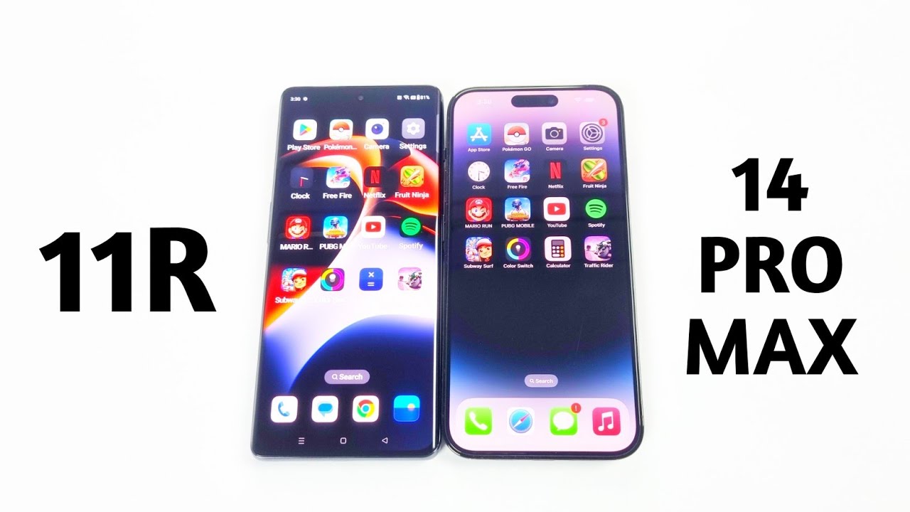 OnePlus 11R Vs iPhone 14 Pro Max - SPEED TEST!
