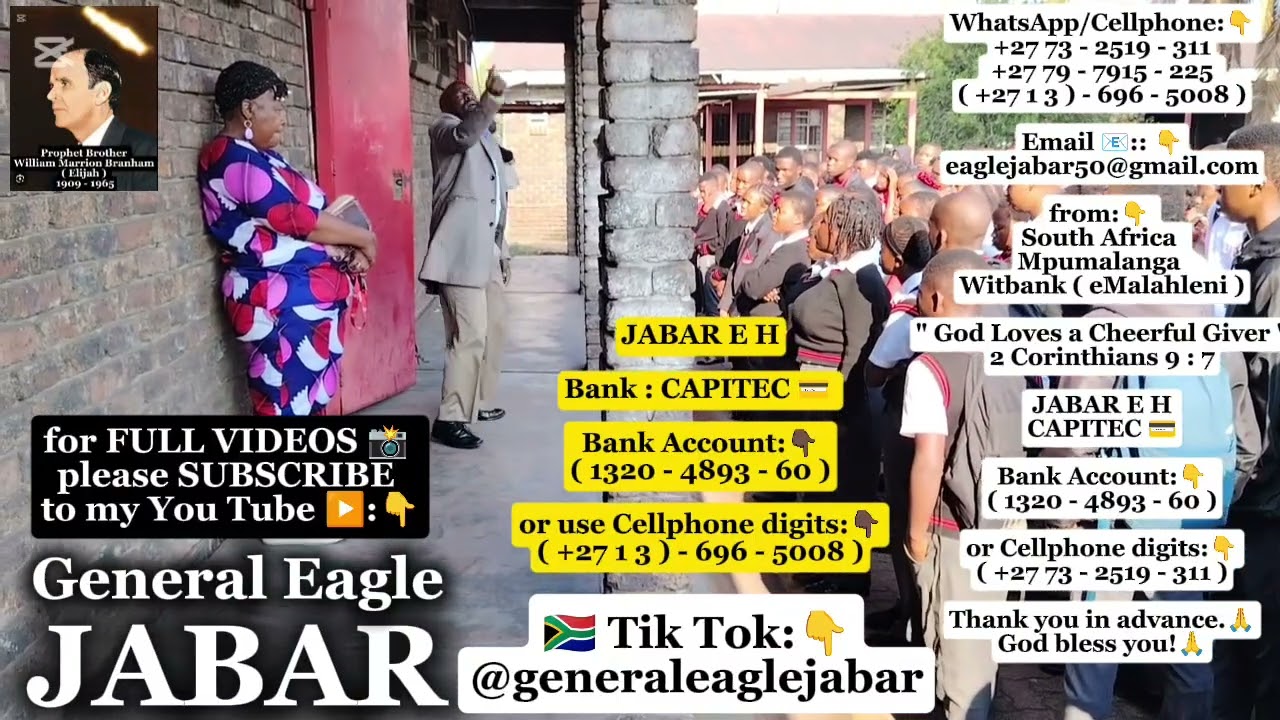 The Mentality, Ability and Power of an Eagle .. at Kopanang high school , Ackerville...Kwa - Guqa