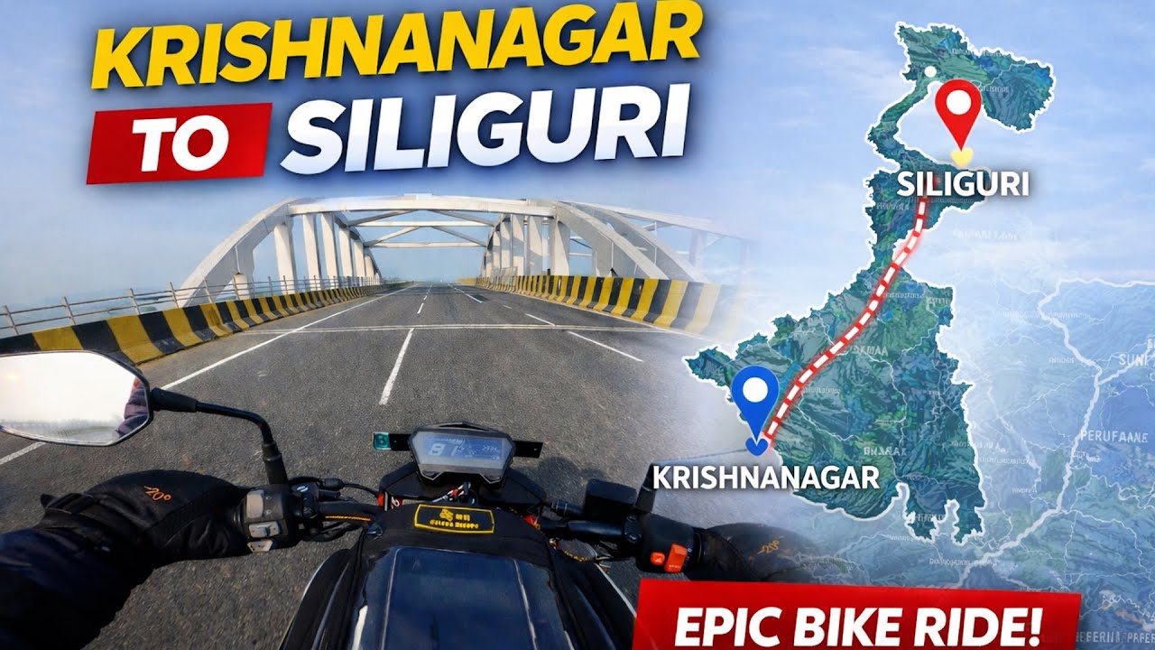 KRISHNANAGAR TO SILIGURI BY BIKE in 10hrs || DARJEELING TOUR PART 1 || Hero Xtreme 160r 4V