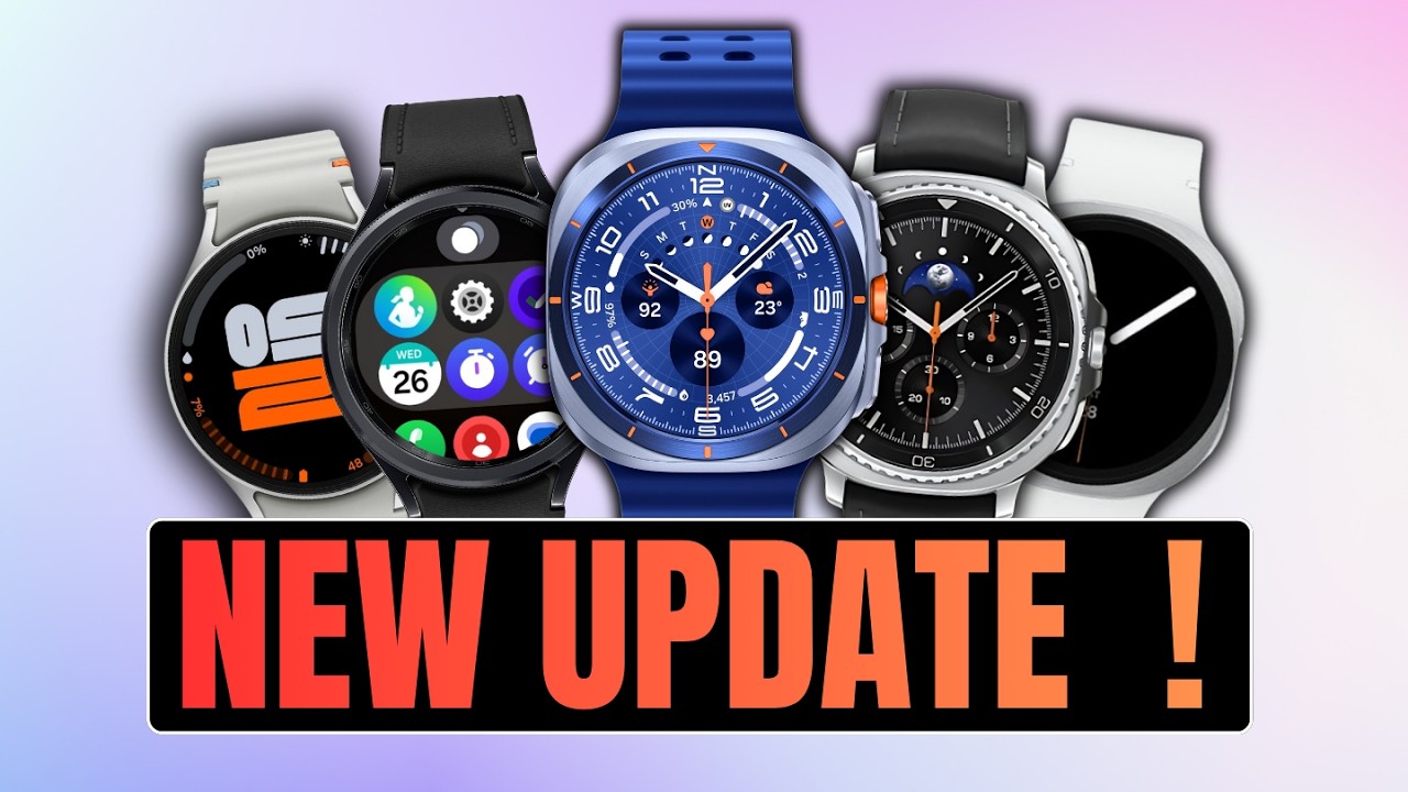 Brand New UPDATES for Samsung Galaxy Watches !