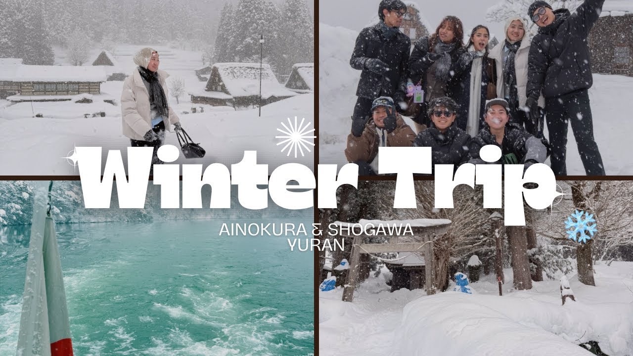 Winter Trip Vlog ❄️ | Ainokura Village & Shogawa Yuran