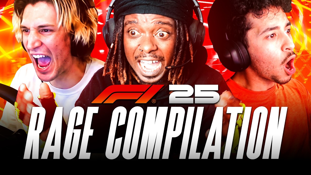 F1 25 Rage Compilation