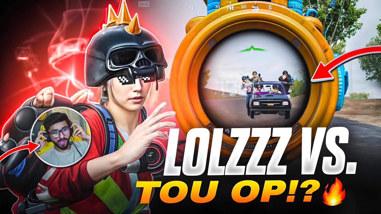 TOUOP vs GODL LOLzZz & 5+ Streamers Shocked By Touop Skills ! BGMI 🔱