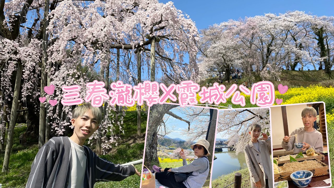 日本東北EP6|朝聖福島千年神櫻三春瀧櫻|山形霞城公園賞櫻|令人驚艷的庄司屋蕎麥冷麵|東日本10天追櫻之旅