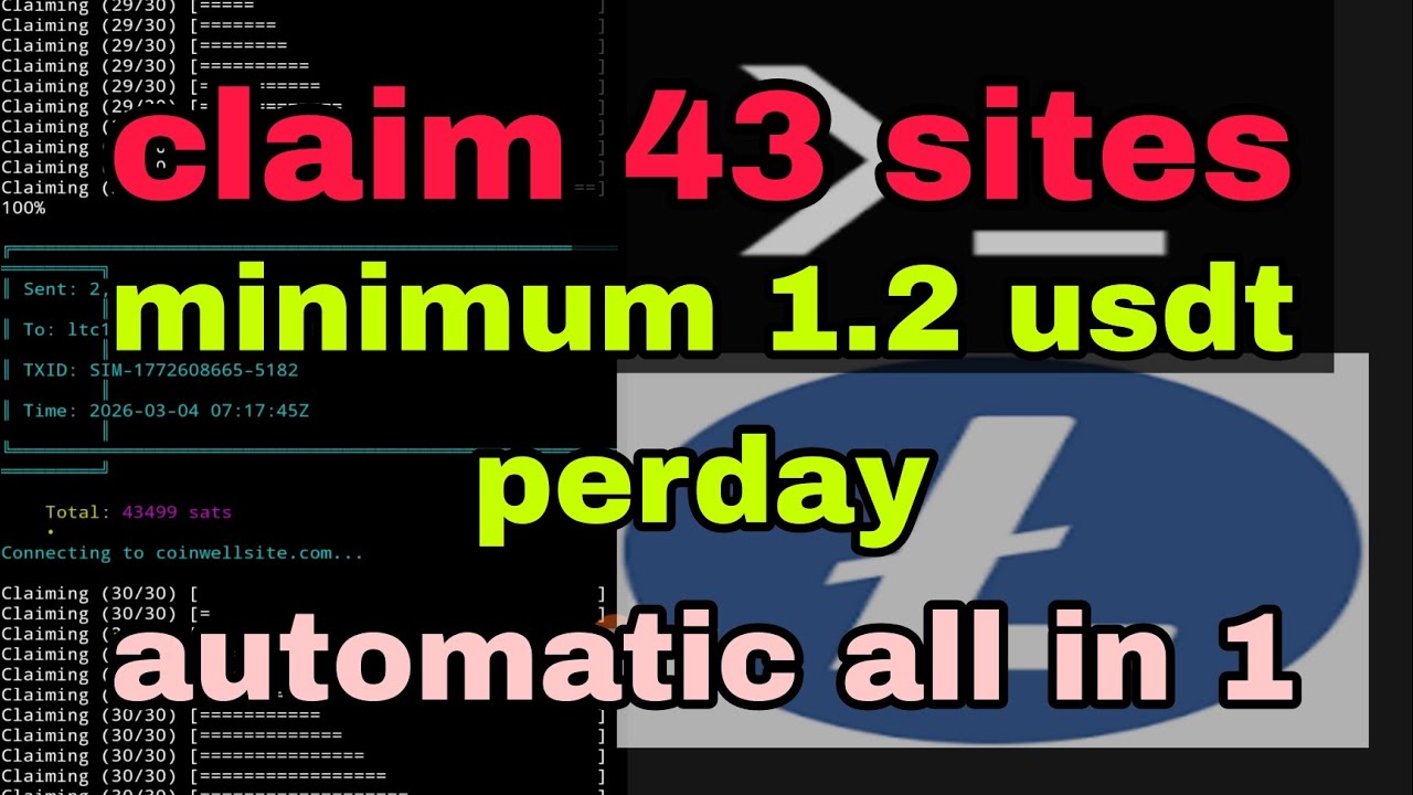 New termux script | claim 43 sites in 1 | 100% working new update | python 