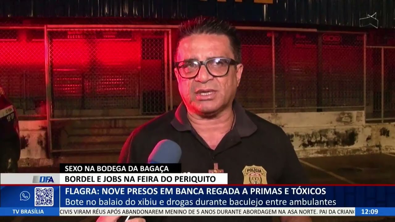 DF ALERTA - Nove presos em banca regada a drogas e meretriz