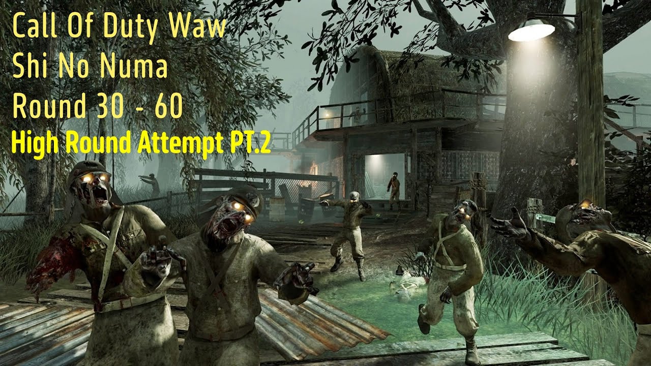 Call Of Duty WaW Shi No Numa High Round 30 - 60 PT.2
