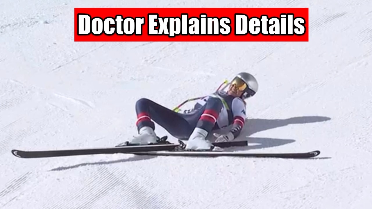 The Exact Moment Lindsey Vonn Broke Her Leg and Just How Serious This Is - Doctor Explains