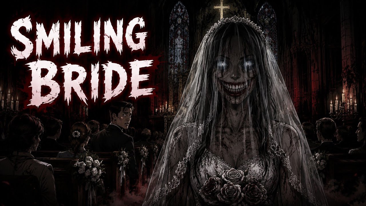 Smiling Bride 💀👰🏻&zwj;♀️ | Bride horror | wedding horror | night vani #smilingbridehorror #bridehorror