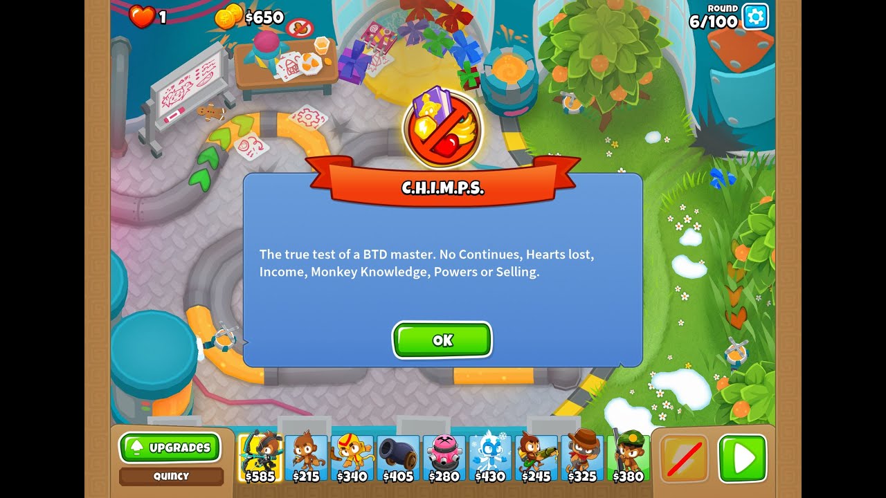 [Bloons TD 6+] Tinkerton - Chimps (Primary Only) #btd6 #bloonstd6