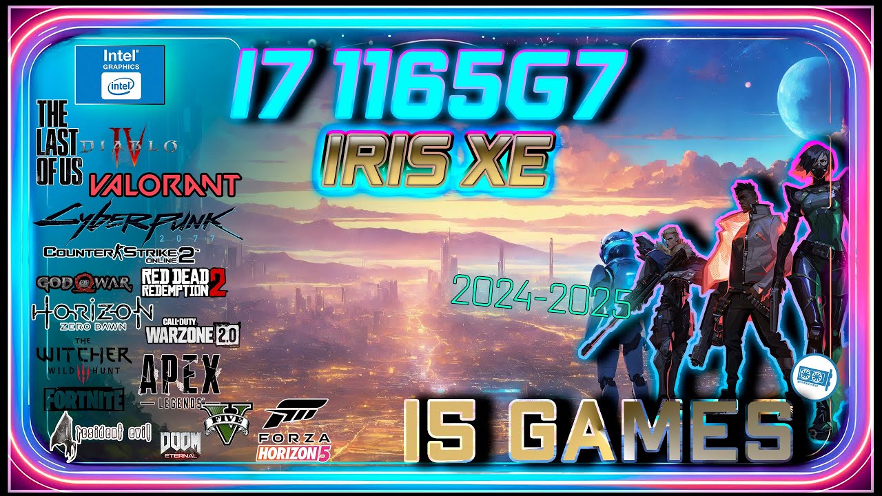Intel Iris XE in 15 GAMES     | i7-1165G7 in 2024 |