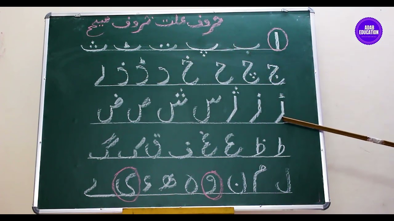 Vowels and Consonants in Urdu । Haroof e illat । Haroof e Sahi ।ADAB EDUCATION