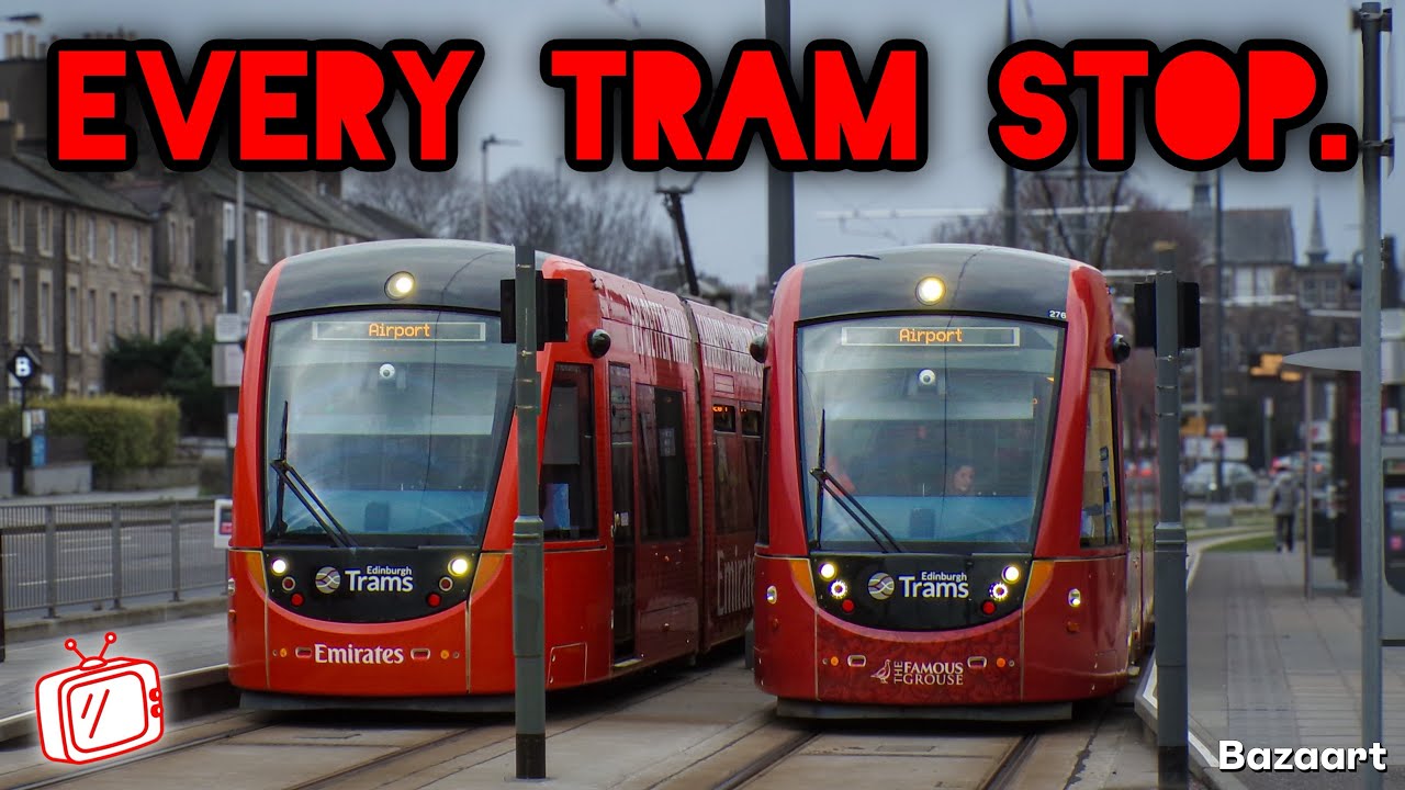 I Reviewed Every Tram Stop in Edinburgh!