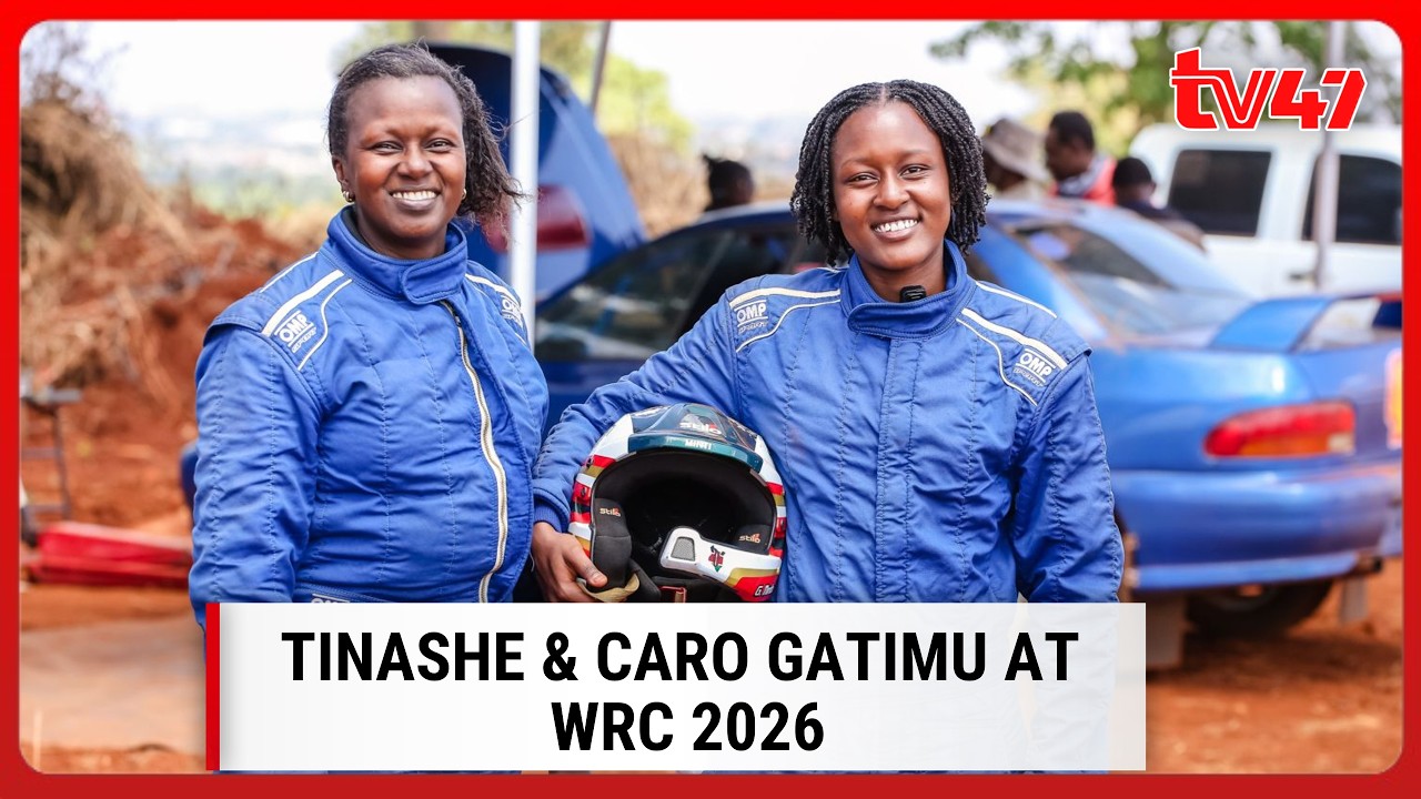 Tinashe Gatimu and her mum on the road to the World Rally Championship