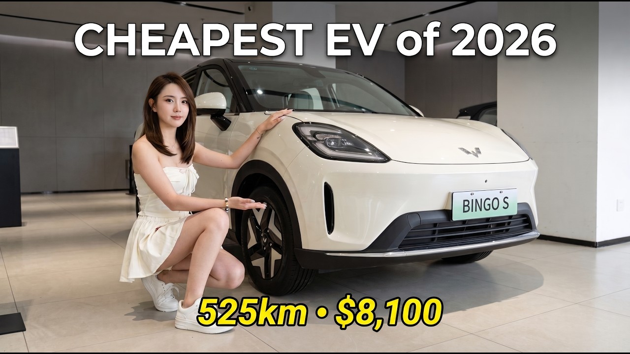 New 2026 Wuling Bingo S &ndash; Under $9,000?! This EV is UNBEATABLE! 🔥