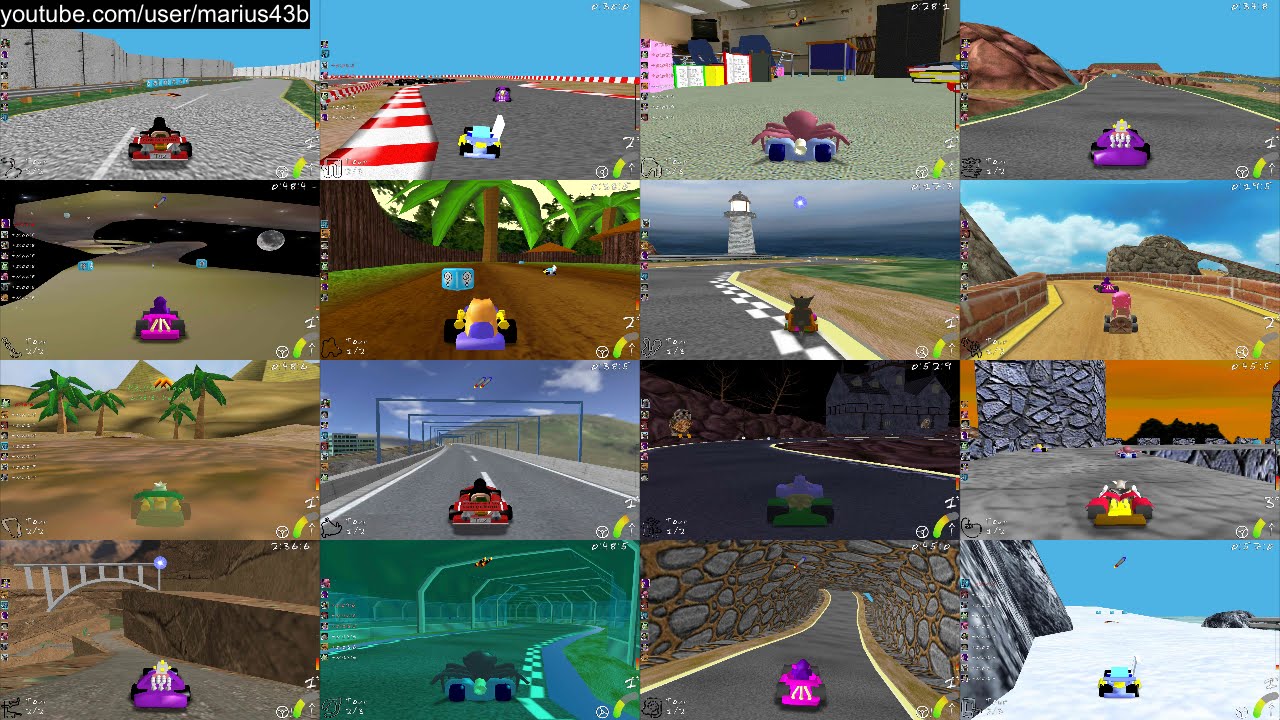 SuperTuxKart 0.5 - every track