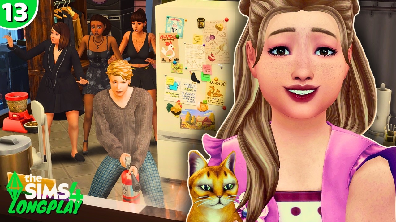 ❤️ FOGO + NOVO MEMBRO DA FAMILIA | LONGPLAY SEM COMENTÁRIOS EP13 | THE SIMS 4