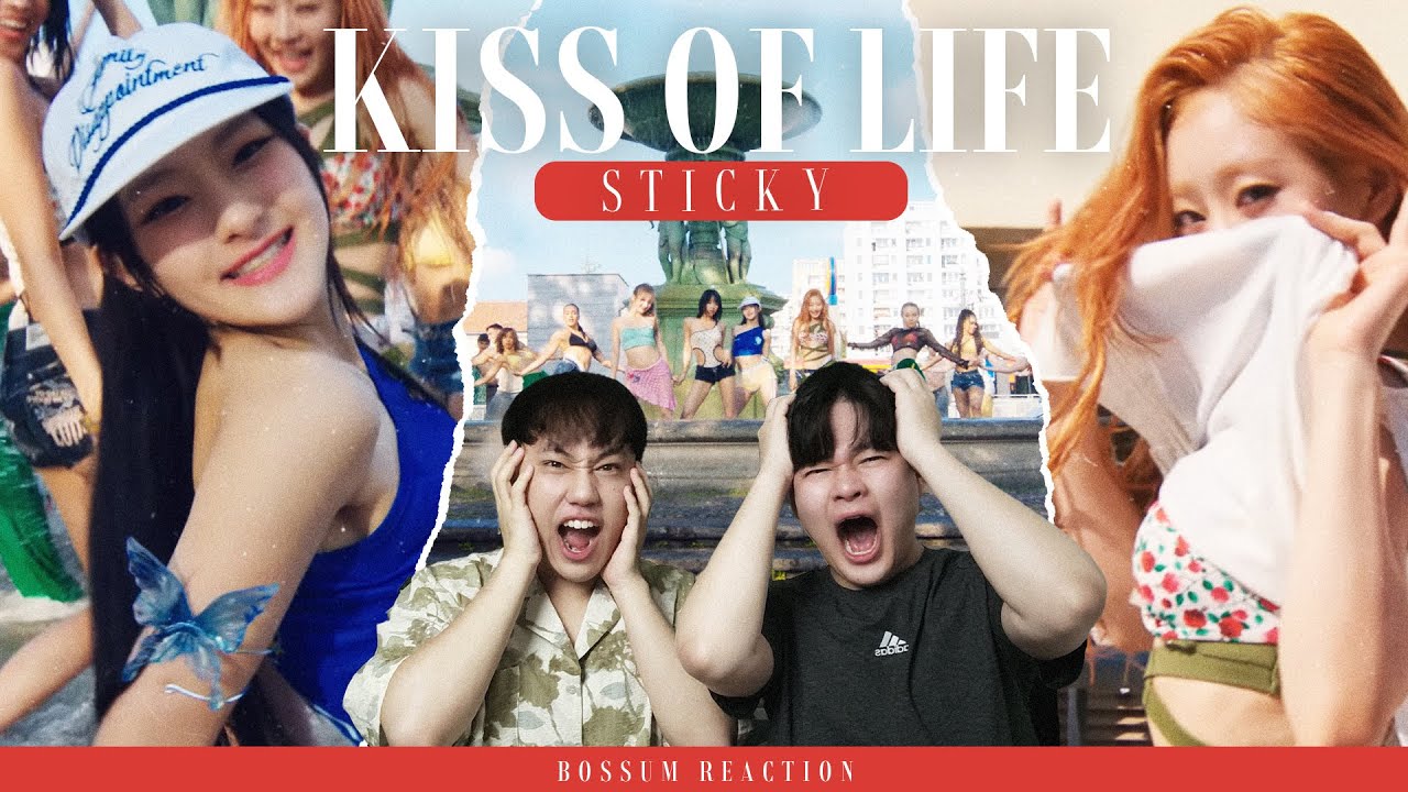 KISS OF LIFE 'STICKY' MV REACTION เด้งฉ่ำ ฉบับซัมเมอร์ควีนตัวมัม 🔥🫧🫦 | BOSSUMReact