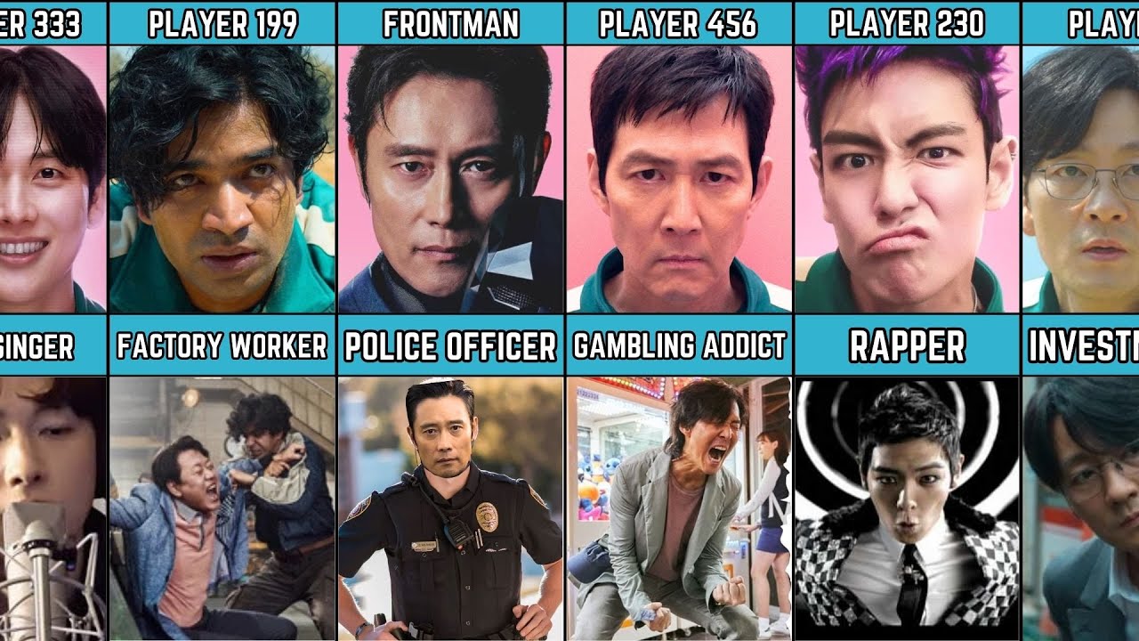 Jobs of Every Squid Game Players Before the Game