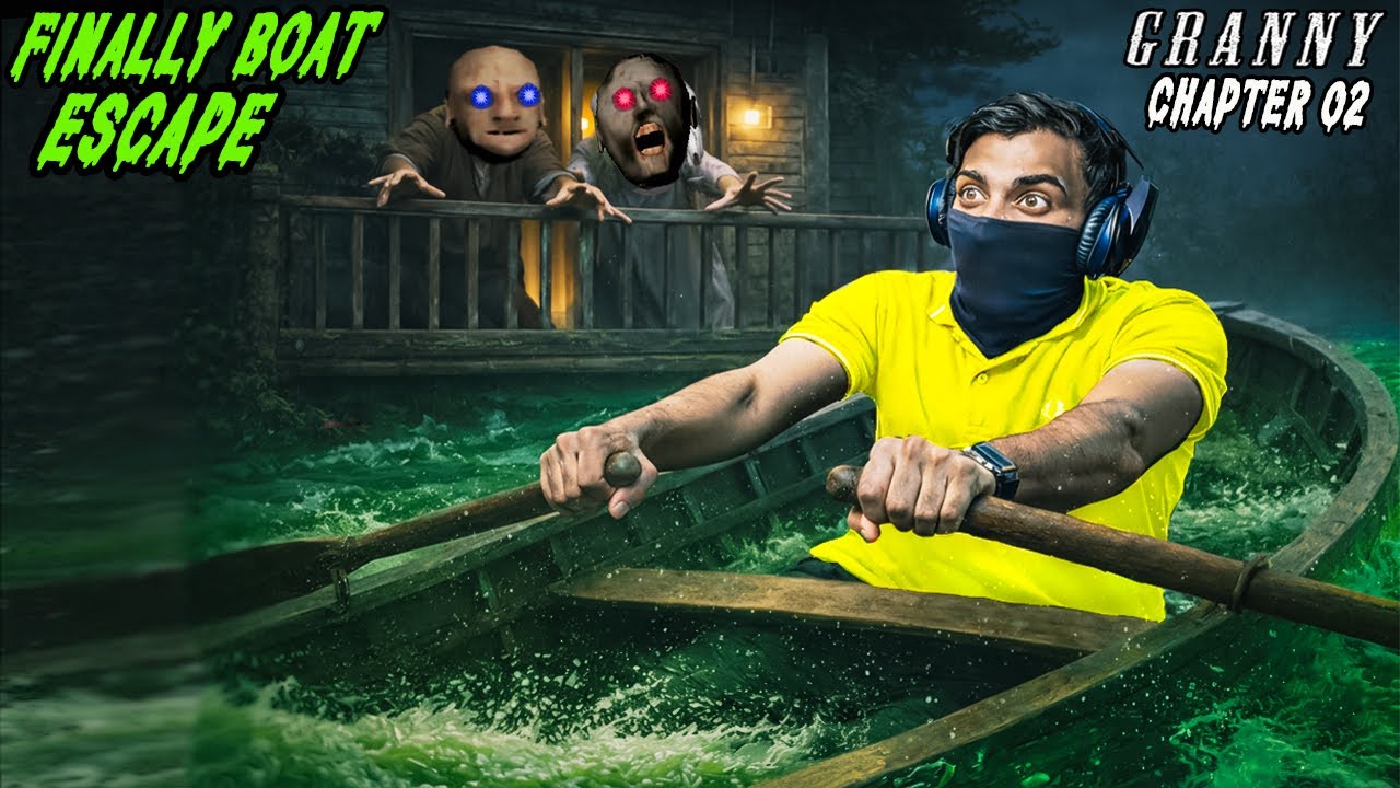 GRANNY CHAPTER 2 FINALLY BOAT ESCAPE😱🔥