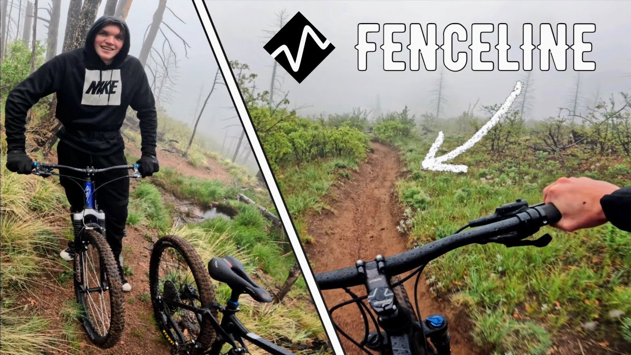 Risking Our Lives On Blodgett Peak! | Epic Foggy MTB Descent down Fenceline Trail