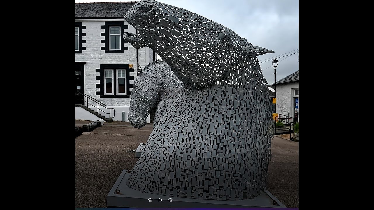 Mini Kelpies & Eggshed, Ardrishaig, Argyll & Bute,  Scotland