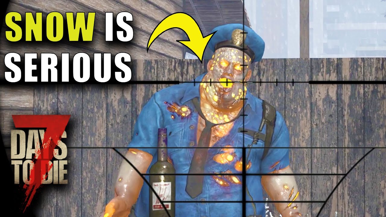 Снежный биом теперь ОЧЕНЬ СЛОЖНЫЙ - ВОЗРОЖДЕНИЕ ВЫЖИВАНИЯ - 7 Days To Die 2.5