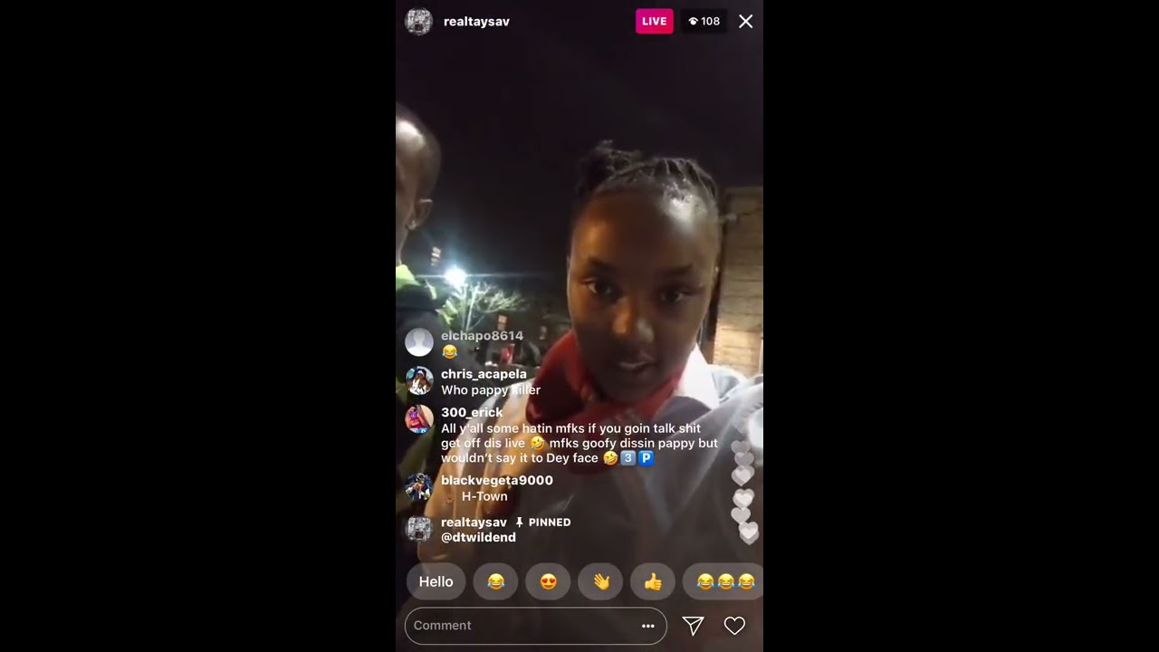 TaySav - Coolin On The Block With The Gang Late Night