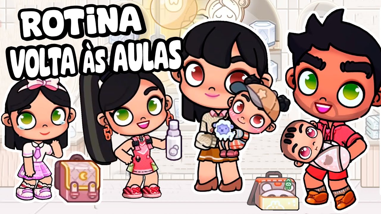 ROTINA DE VOLTA &Agrave;S AULAS E IDA &Agrave; LOJA DE SKINCARE | PAZU AVATAR WORLD ROTINAS E HIST&Oacute;RIAS