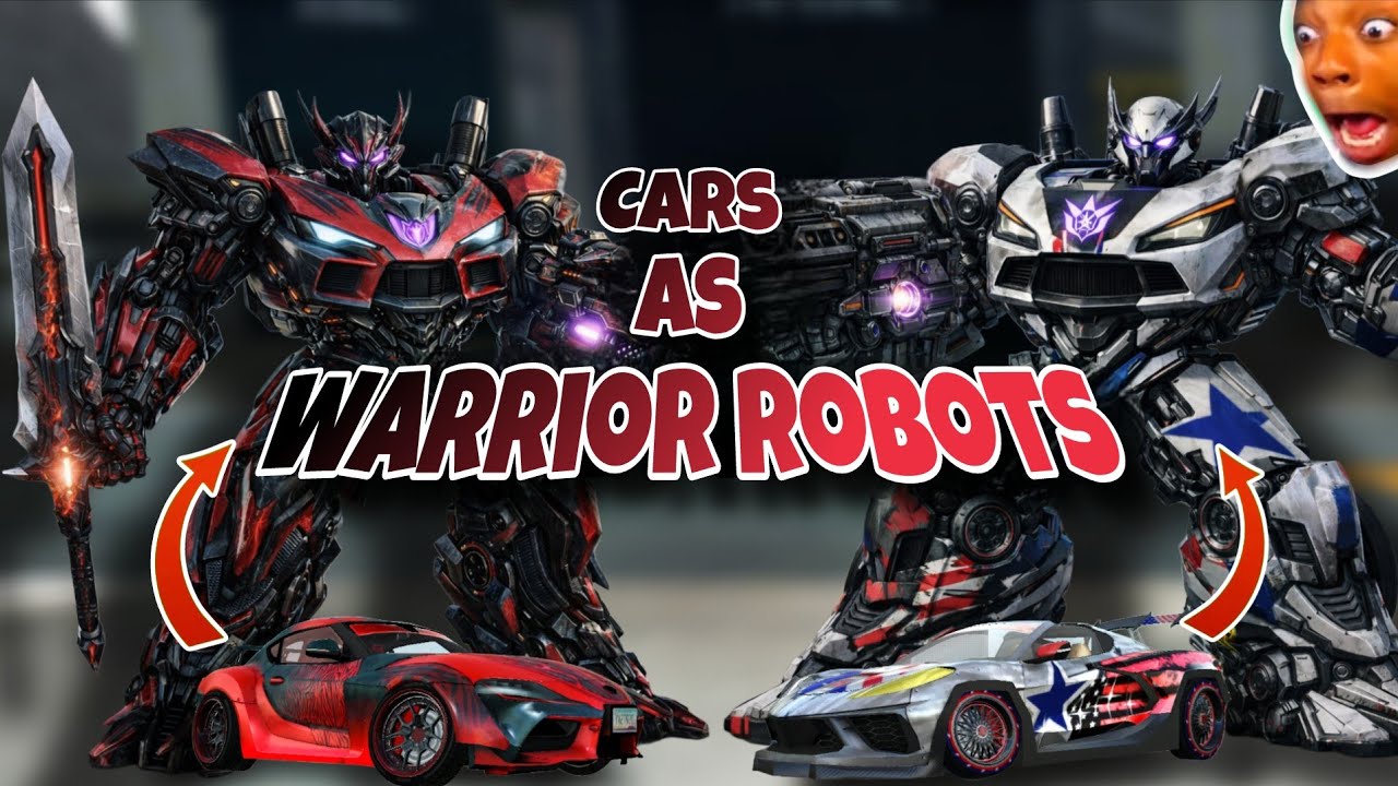 I Asked AI to Transform Cars Into Robots Part 2 | Extreme Car Driving Simulator #car #racing #gaming