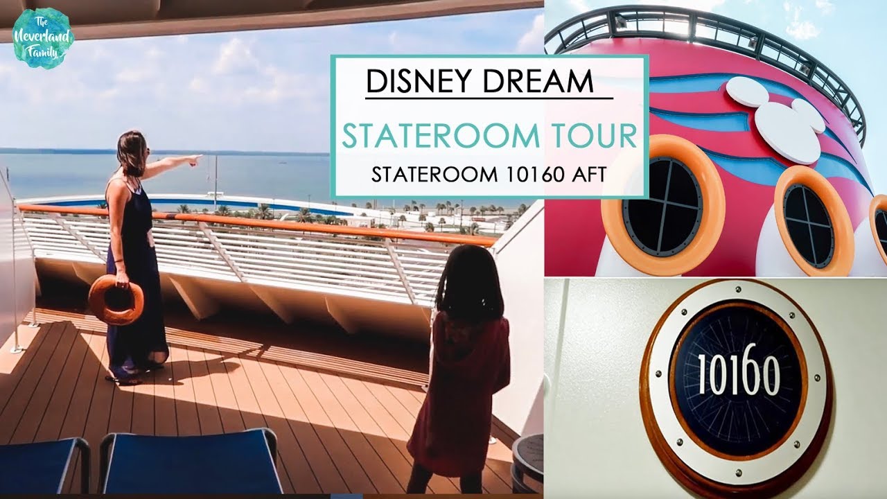 Disney Dream Stateroom Tour|| Aft Deluxe Oceanview Stateroom with Extended Verandah