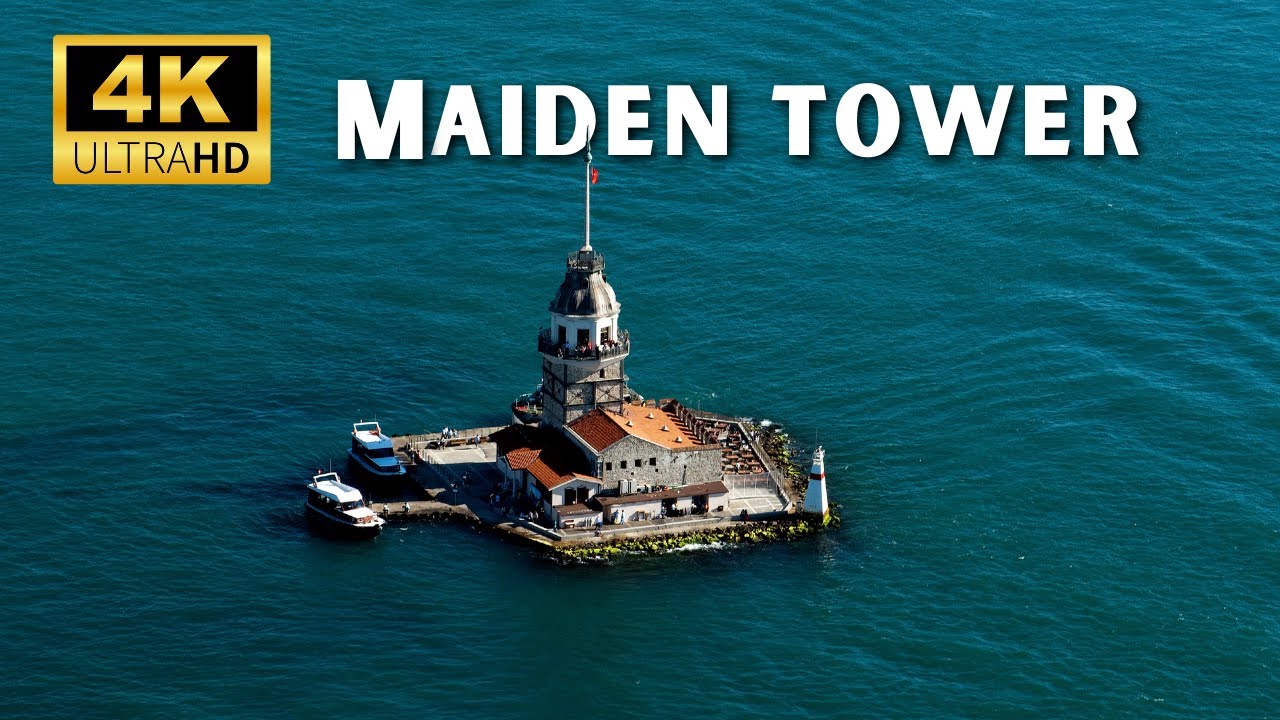 Maiden's Tower Istanbul, Turkey 🇹🇷  Drone View Amazing